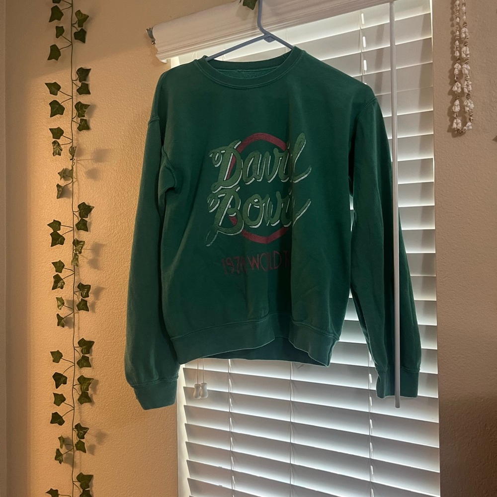 green david bowie crewneck